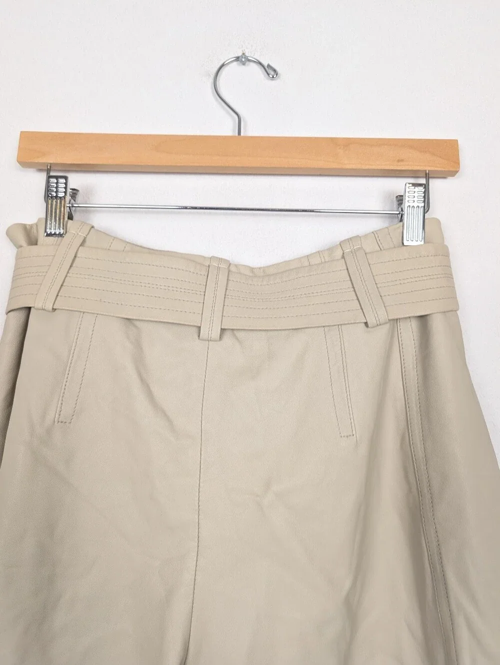 Vince leather shorts